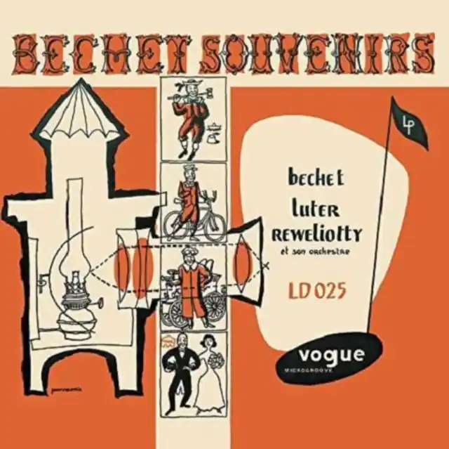 Crafted BECHET,SIDNEY - SOUVENIRS (ORANGE & WHITE SPLATTER VINYL) (Vinyl LP)