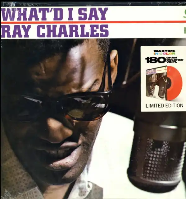 Bulk Order CHARLES,RAY - WHAT I'D SAY (2 BONUS TRACKS/LIMITED SOLID RED 180G VINYL/INDIVID (Vinyl LP)